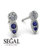 Bezel Diamond Earrings In Pear Shaped - Aniya No. 63