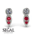 Bezel Diamond Earrings In Pear Shaped - Aniya No. 48 image 9