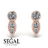Bezel Diamond Earrings In Pear Shaped - Aniya No. 2 image 9