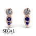 Bezel Diamond Earrings In Pear Shaped - Aniya No. 62 image 2