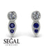 Bezel Diamond Earrings In Pear Shaped - Aniya No. 63 image 2