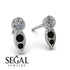 Bezel Diamond Earrings In Pear Shaped - Aniya No. 33