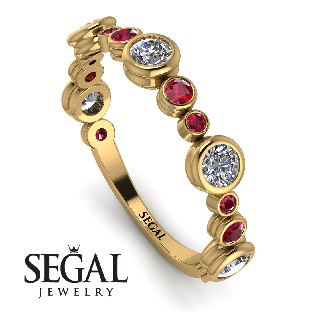 Bezel Diamond Eternity Band - Valeria No. 46