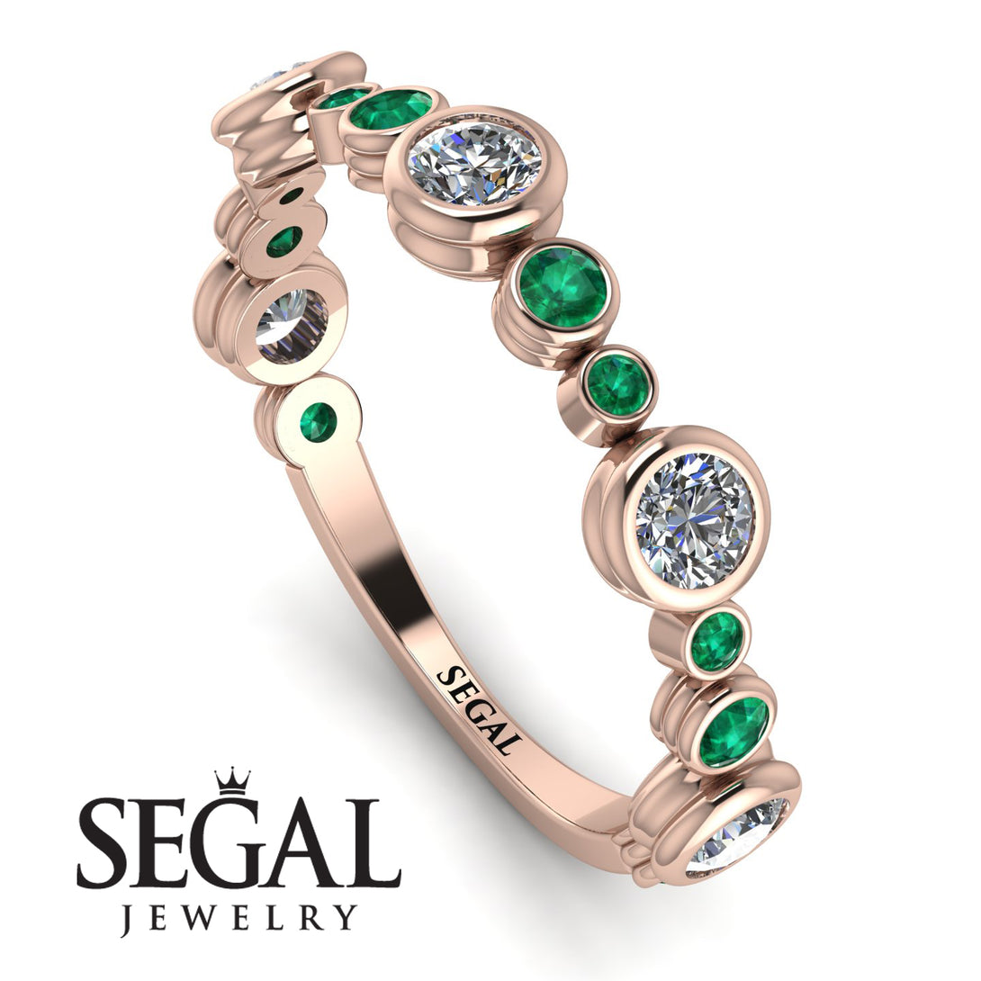 Bezel Diamond Eternity Band - Valeria No. 17