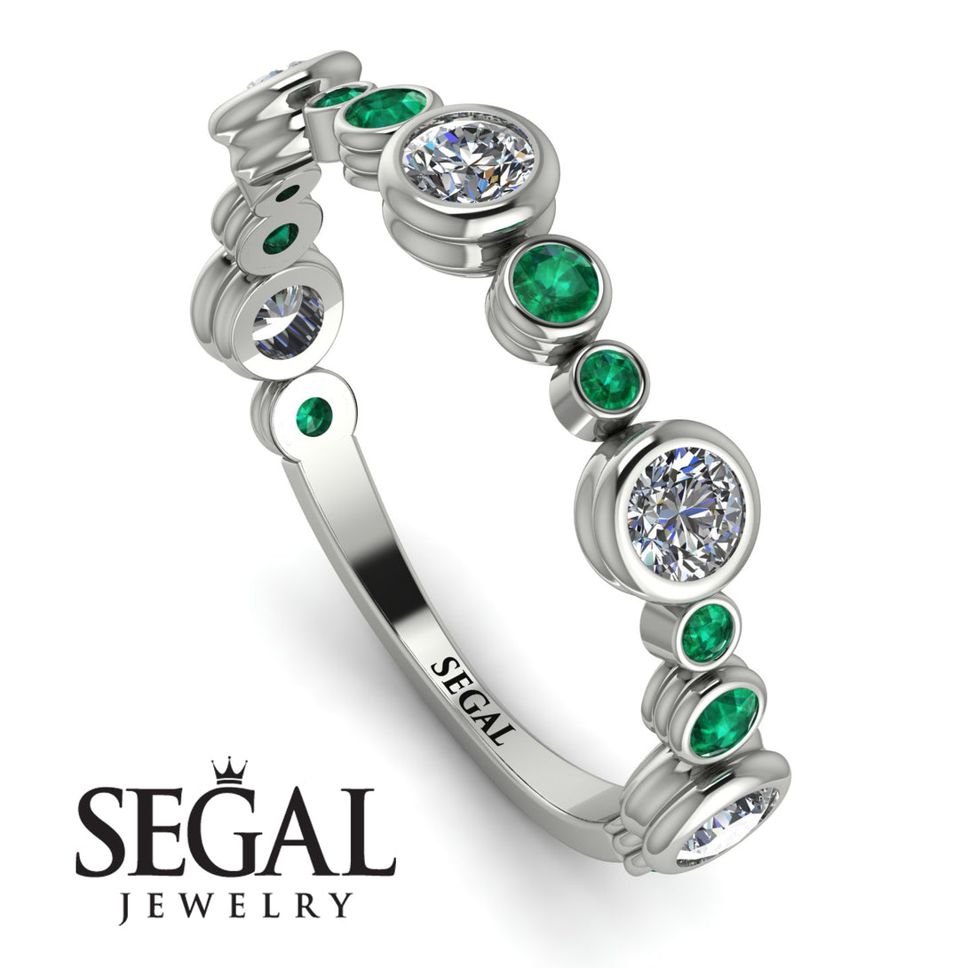 Bezel Diamond Eternity Band - Valeria No. 18