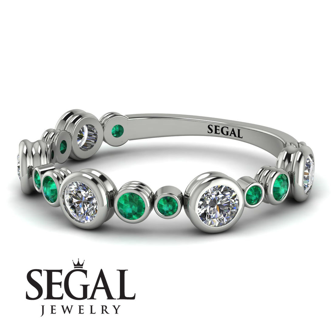 Bezel Diamond Eternity Band - Valeria No. 18