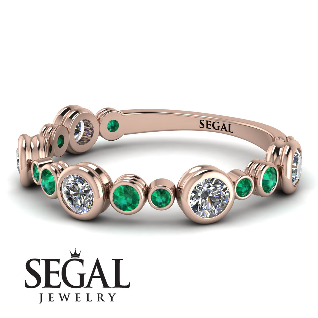 Bezel Diamond Eternity Band - Valeria No. 17