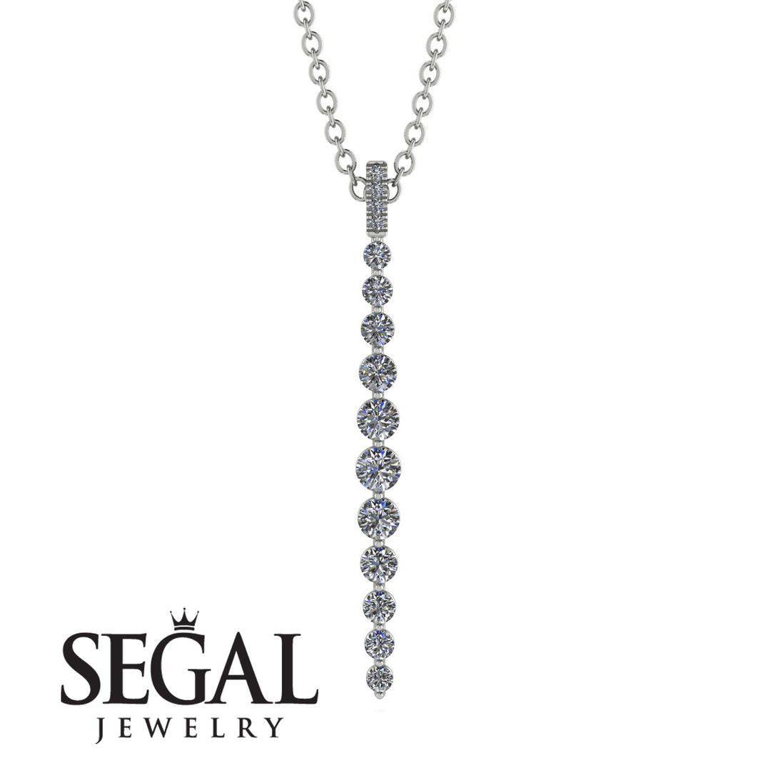 Tie Necklace Row Diamond - Paris No. 3