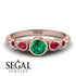 Bezel Symmetrical Emerald Ring - Ivy No. 50