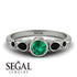 Bezel Symmetrical Emerald Ring - Ivy No. 36