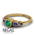 Bezel Symmetrical Emerald Ring - Ivy No. 64