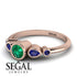 Bezel Symmetrical Emerald Ring - Ivy No. 65