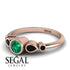Bezel Symmetrical Emerald Ring - Ivy No. 35