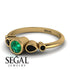 Bezel Symmetrical Emerald Ring - Ivy No. 34