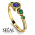 Bezel Symmetrical Sapphire Ring - Ivy No. 28