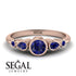 Bezel Symmetrical Sapphire Ring - Ivy No. 74