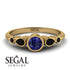Bezel Symmetrical Sapphire Ring - Ivy No. 43