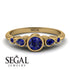 Bezel Symmetrical Sapphire Ring - Ivy No. 73