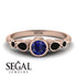 Bezel Symmetrical Sapphire Ring - Ivy No. 44