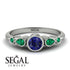 Bezel Symmetrical Sapphire Ring - Ivy No. 30