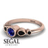 Bezel Symmetrical Sapphire Ring - Ivy No. 44