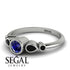 Bezel Symmetrical Sapphire Ring - Ivy No. 45