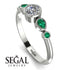 Bezel Symmetrical Diamond Ring - Ivy No. 18