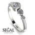 Bezel Symmetrical Diamond Ring - Ivy No. 3