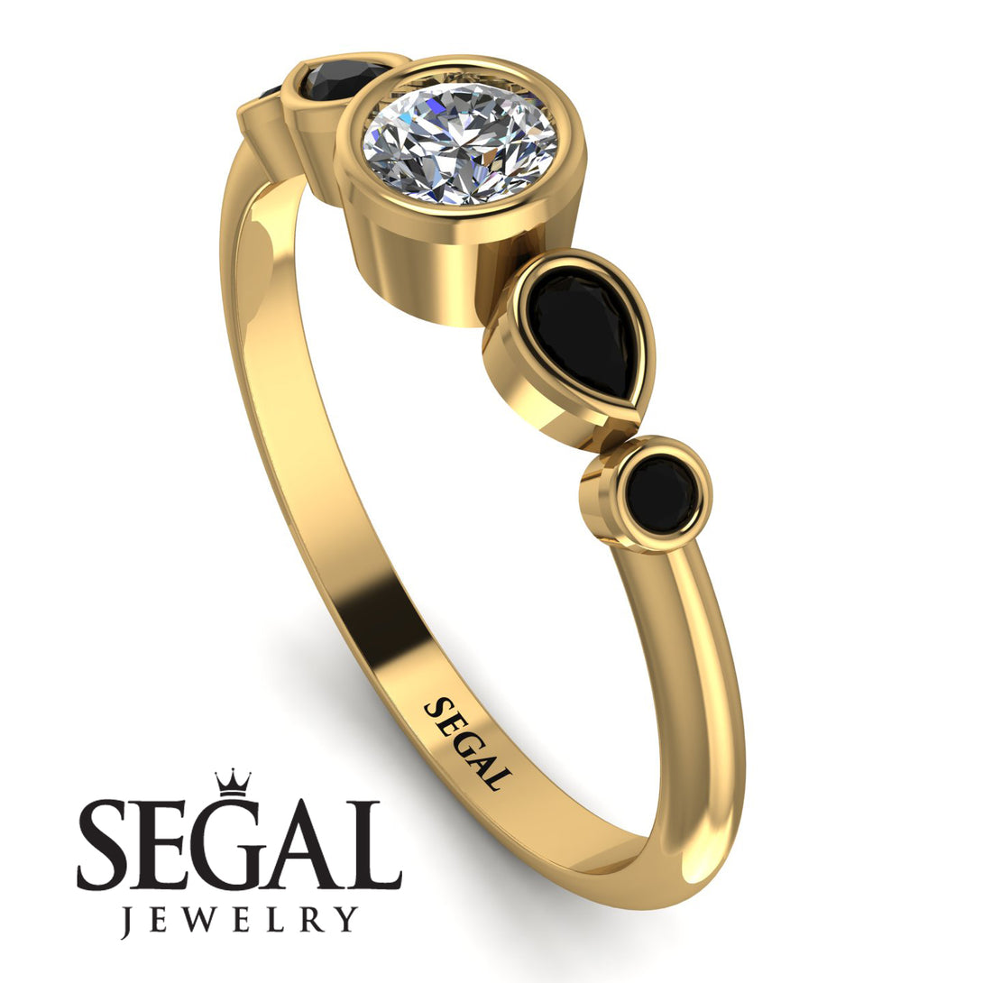 Bezel Symmetrical Diamond Ring - Ivy No. 31