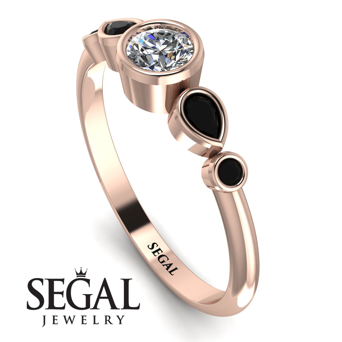 Bezel Symmetrical Diamond Ring - Ivy No. 32