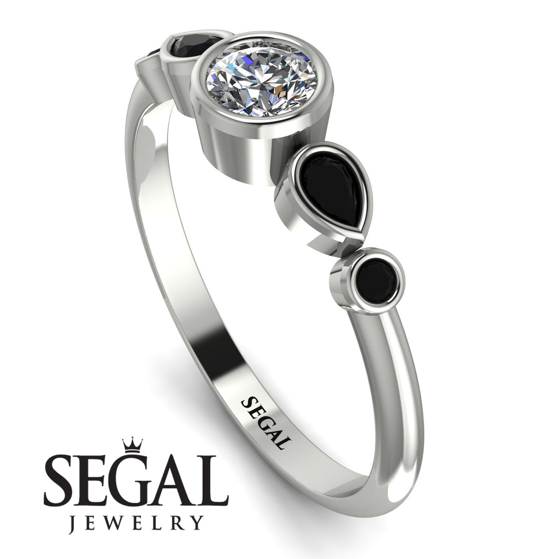 Bezel Symmetrical Diamond Ring - Ivy No. 33