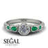 Bezel Symmetrical Diamond Ring - Ivy No. 18
