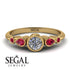 Bezel Symmetrical Diamond Ring - Ivy No. 46