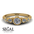 Bezel Symmetrical Diamond Ring - Ivy No. 1