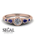 Bezel Symmetrical Diamond Ring - Ivy No. 62