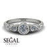 Bezel Symmetrical Diamond Ring - Ivy No. 3