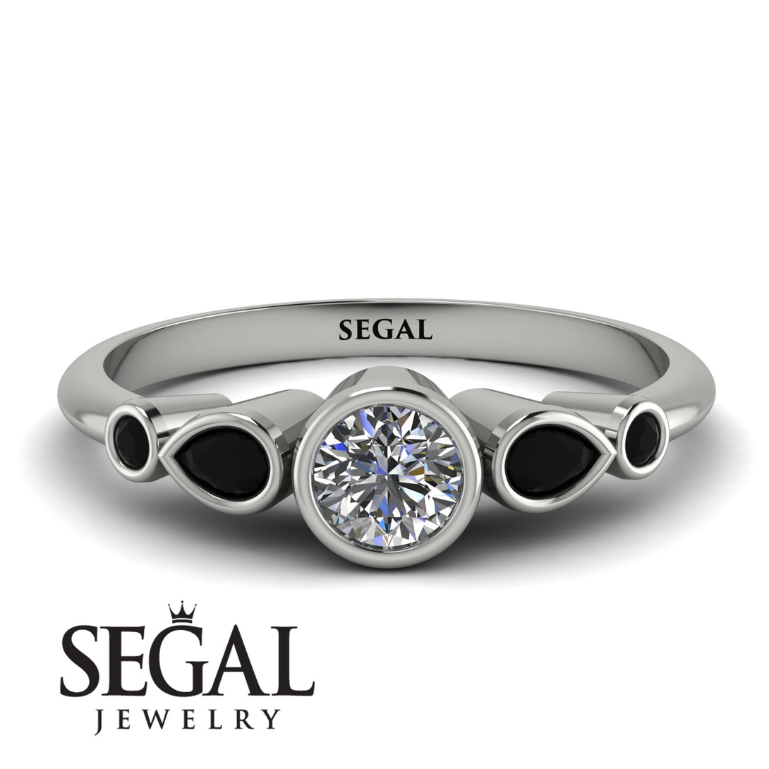 Bezel Symmetrical Diamond Ring - Ivy No. 33