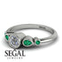 Bezel Symmetrical Diamond Ring - Ivy No. 18