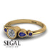 Bezel Symmetrical Diamond Ring - Ivy No. 61