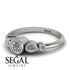 Bezel Symmetrical Diamond Ring - Ivy No. 3