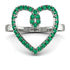 Big Heart Emerald Ring - Ada No. 6