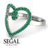 Big Heart Emerald Ring - Ada No. 6