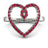 Big Heart Ruby Ring - Ada No. 12