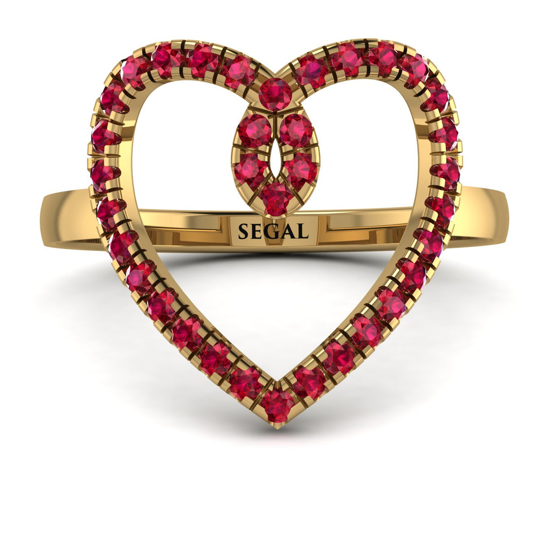 Big Heart Ruby Ring - Ada No. 10