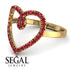 Big Heart Ruby Ring - Ada No. 10