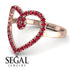 Big Heart Ruby Ring - Ada No. 11