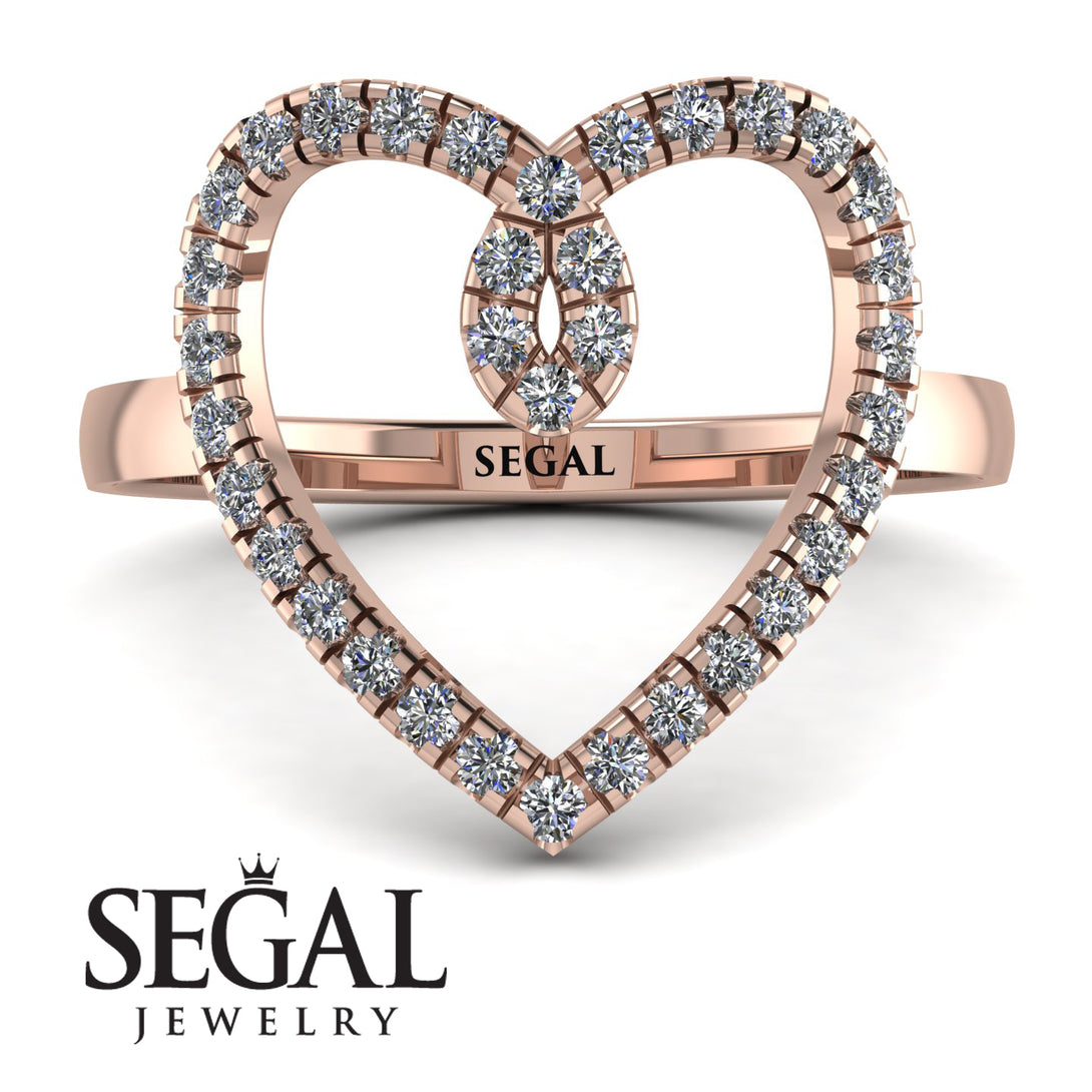 Big Heart Diamond Ring - Ada No. 2