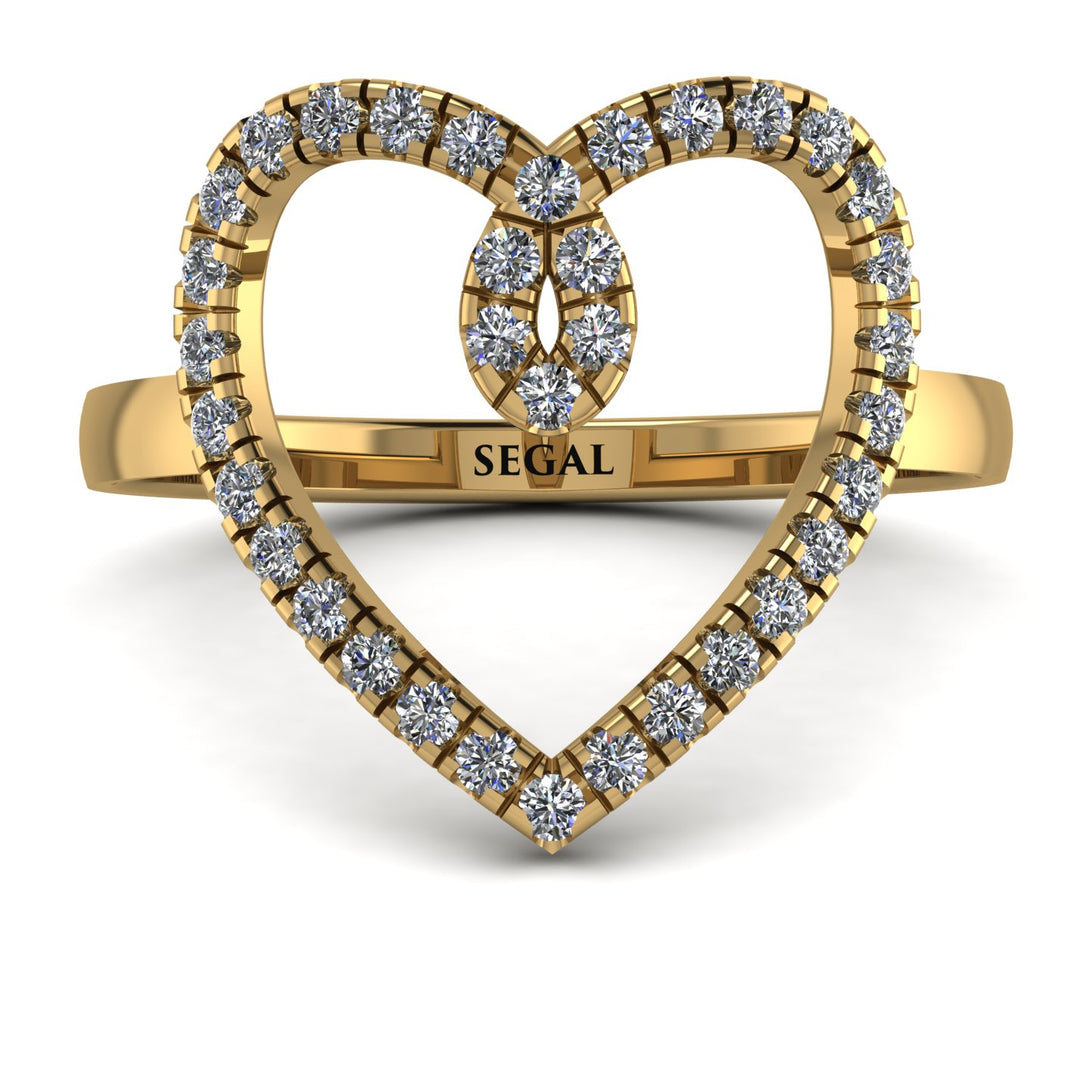 Big Heart Diamond Ring - Ada No. 1
