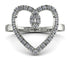 Big Heart Diamond Ring - Ada No. 3
