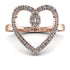Big Heart Diamond Ring - Ada No. 2